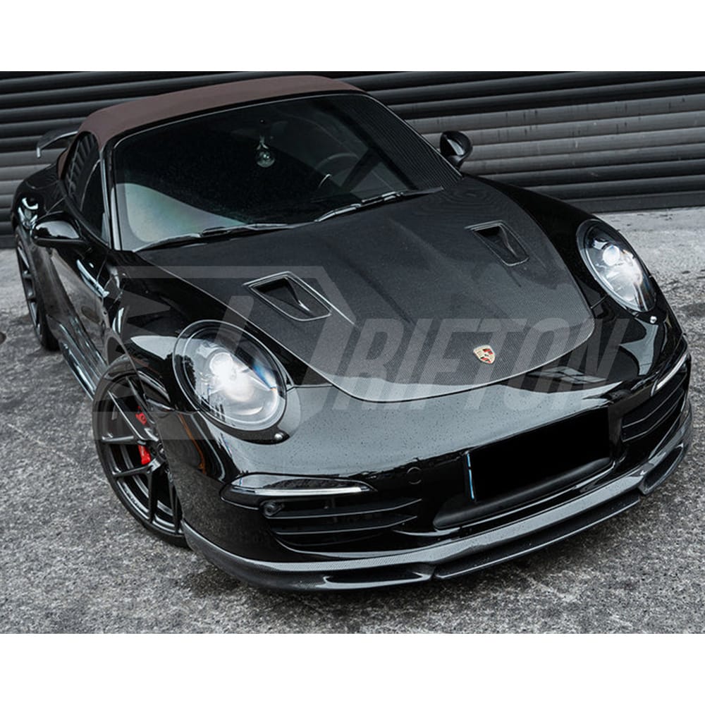 GT3RS Style Carbon Fiber Hood For Porsche 911 Carrera 991 991.1 991.2 2012-2018
