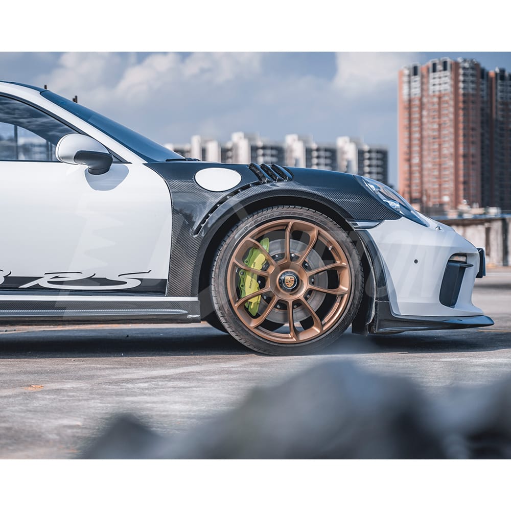GT3RS Style Dry Carbon Fiber Side Skirt For Porsche 911 Carrera 991 991.1 991.2 2012-2018