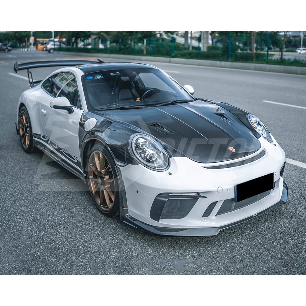 GT3RS Style Dry Carbon Fiber Side Skirt For Porsche 911 Carrera 991 991.1 991.2 2012-2018