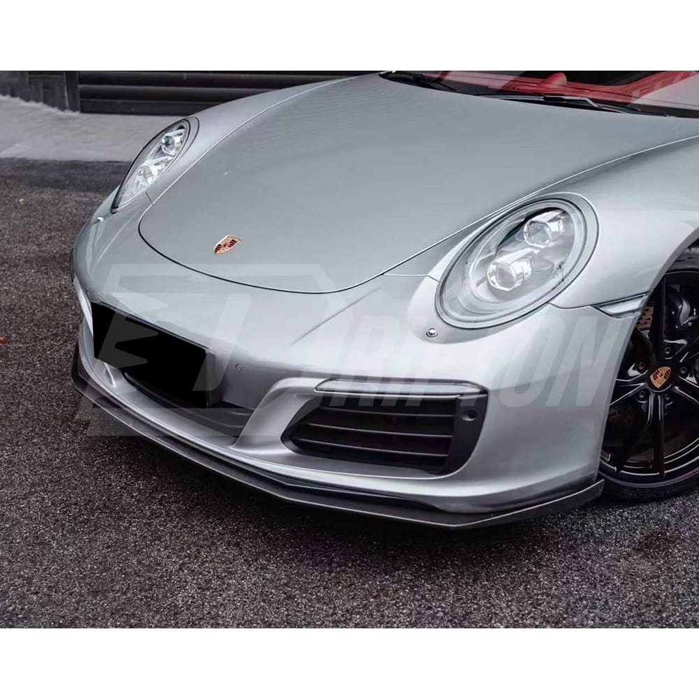 OD Style Carbon Fiber Front Lip For Porsche 911 Carrera 991 991.2 2016-2018