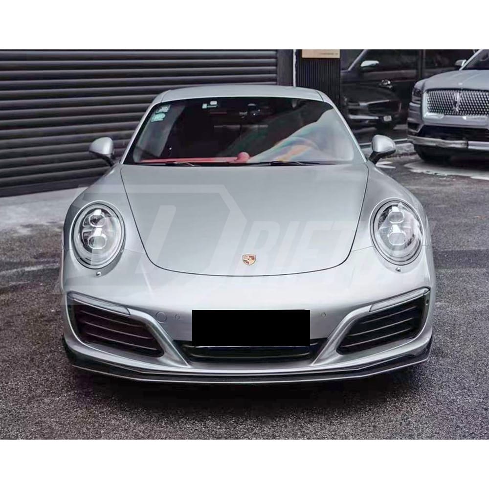 OD Style Carbon Fiber Front Lip For Porsche 911 Carrera 991 991.2 2016-2018
