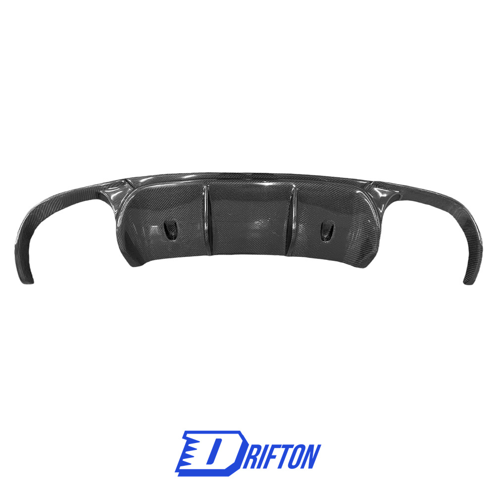 V Style Carbon Fiber Rear Diffuser For Porsche 911 Carrera S 4S GTS 991 991.1 2012-2015