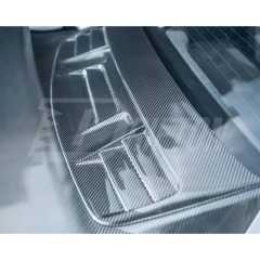 GT3RS Style Dry Carbon Fiber Rear Spoiler GT Wing With Engine Trunk Lid For Porsche 911 Carrera 991 991.2 2016-2018