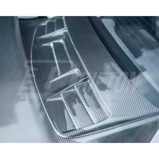 GT3RS Style Dry Carbon Fiber Rear Spoiler GT Wing With Engine Trunk Lid For Porsche 911 Carrera 991 991.2 2016-2018