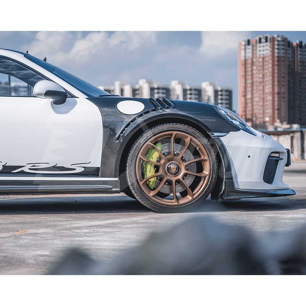 GT3RS Style Dry Carbon Fiber Side Skirt For Porsche 911 Carrera 991 991.1 991.2 2012-2018