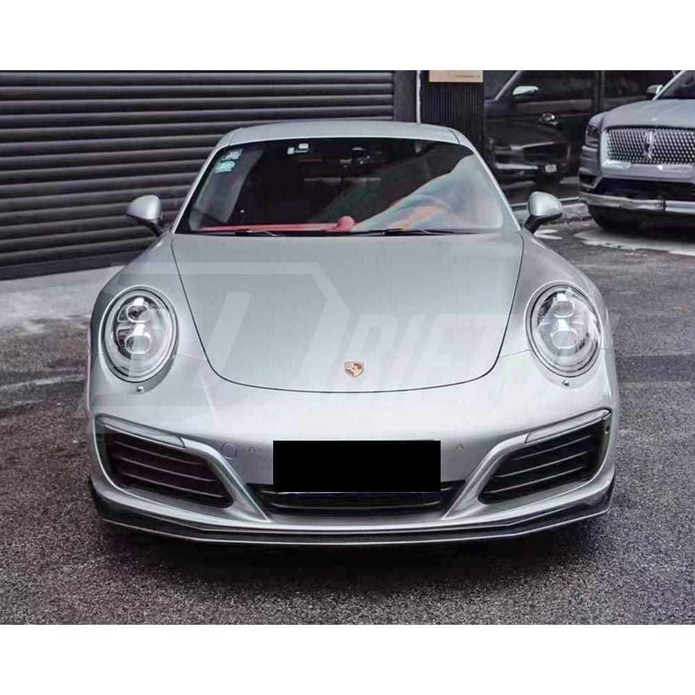 OD Style Carbon Fiber Front Lip For Porsche 911 Carrera 991 991.2 2016-2018