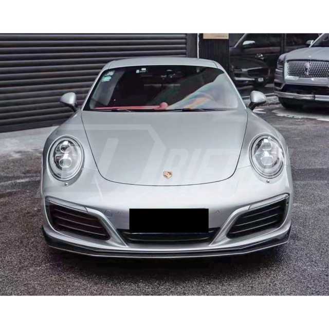OD Style Carbon Fiber Front Lip For Porsche 911 Carrera 991 991.2 2016-2018