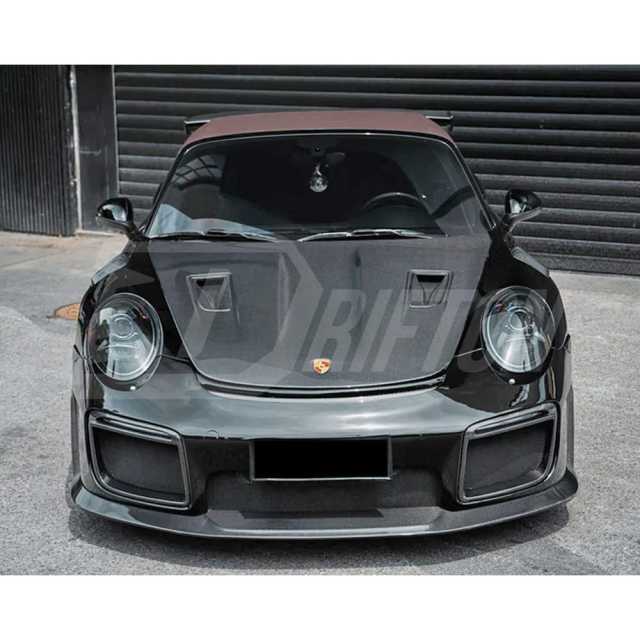 GT3RS Style Carbon Fiber Hood For Porsche 911 Carrera 991 991.1 991.2 2012-2018
