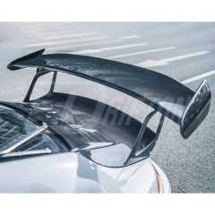 GT3RS Style Dry Carbon Fiber Rear Spoiler GT Wing With Engine Trunk Lid For Porsche 911 Carrera 991 991.2 2016-2018