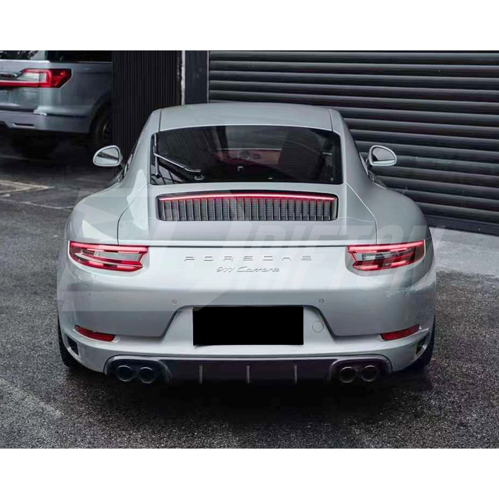 OD Style Carbon Fiber Rear Diffuser For Porsche 911 Carrera 991 991.2 2016-2018