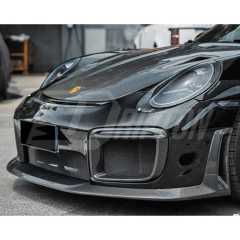 GT3RS Style Carbon Fiber Hood For Porsche 911 Carrera 991 991.1 991.2 2012-2018