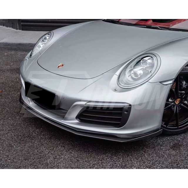 OD Style Carbon Fiber Front Lip For Porsche 911 Carrera 991 991.2 2016-2018
