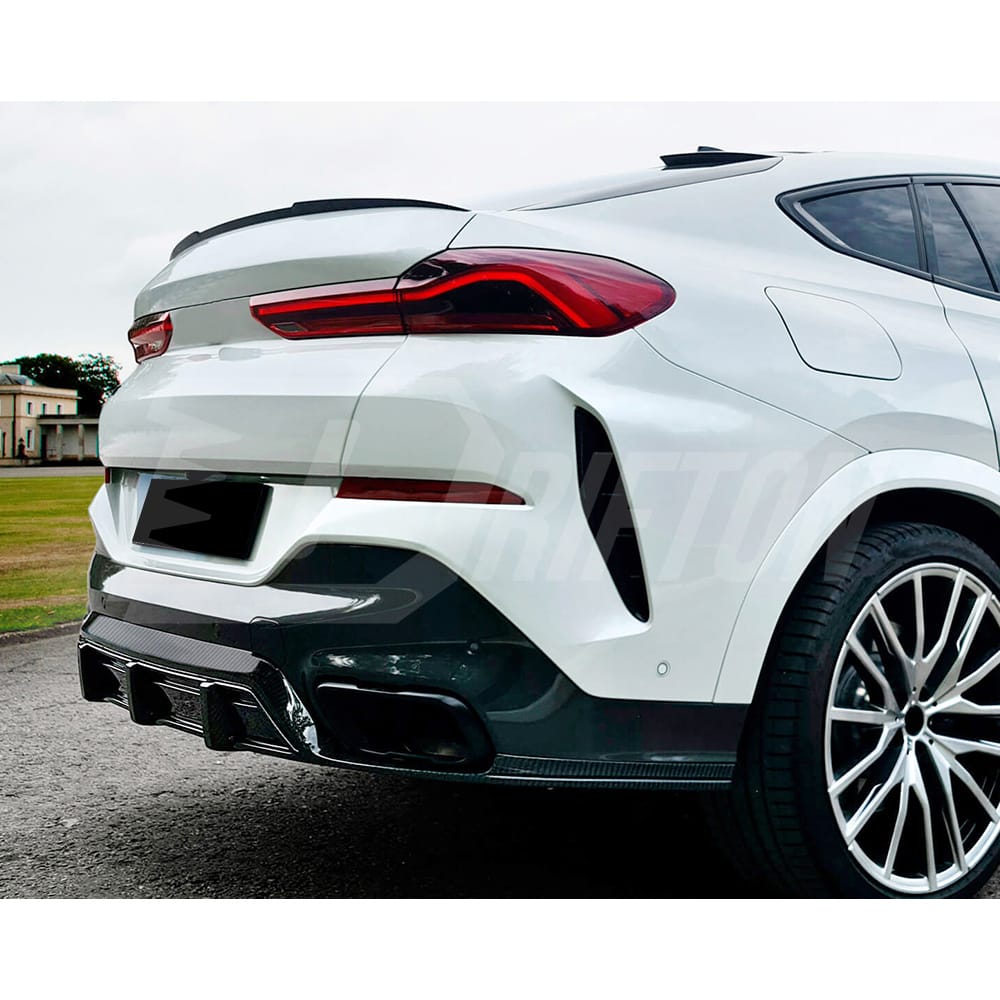 M Style Dry Carbon Fiber Rear Spoiler Wing For BMW F96 X6M 2019-2023