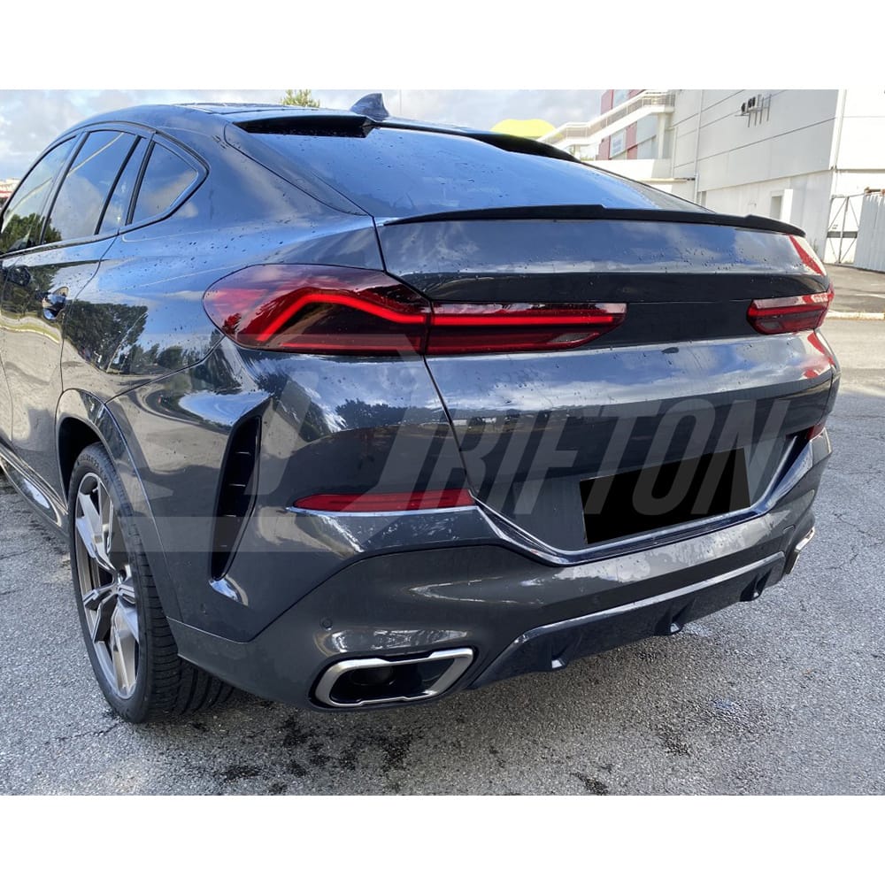M Style Dry Carbon Fiber Rear Spoiler Wing For BMW F96 X6M 2019-2023