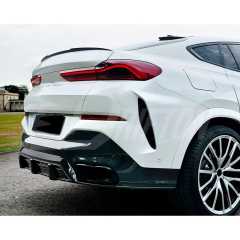 M Style Dry Carbon Fiber Rear Spoiler Wing For BMW F96 X6M 2019-2023