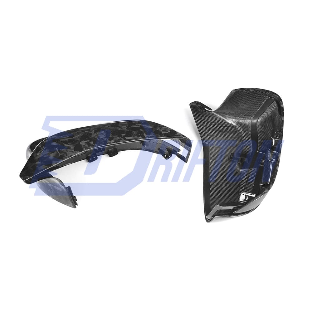 Forged Dry Carbon Fiber Replacement Side Mirror Cover For BMW 5 Series F90 M5 LHD RHD 2017-2023
