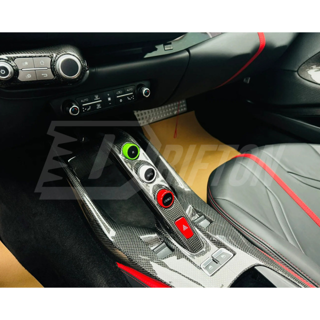 Dry Carbon Fiber Interiors Set For Ferrari 812 Superfast GTS 2017-2023