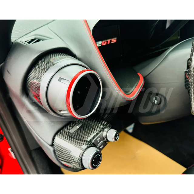 Dry Carbon Fiber Interiors Set For Ferrari 812 Superfast GTS 2017-2023