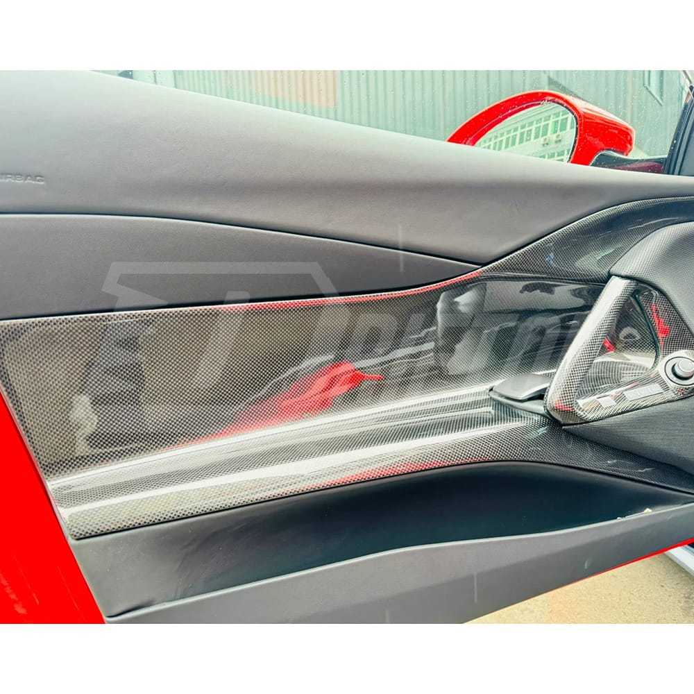 Dry Carbon Fiber Interiors Kits Door Panels For Ferrari 812 Superfast GTS 2017-2023
