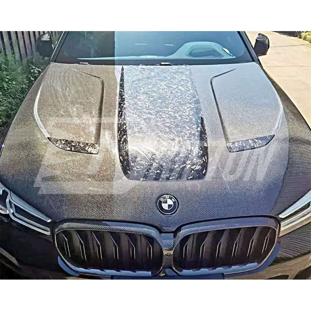 CS Style Carbon Fiber Hood For BMW 5 Series F90 M5 G30 2017-2023 (1)