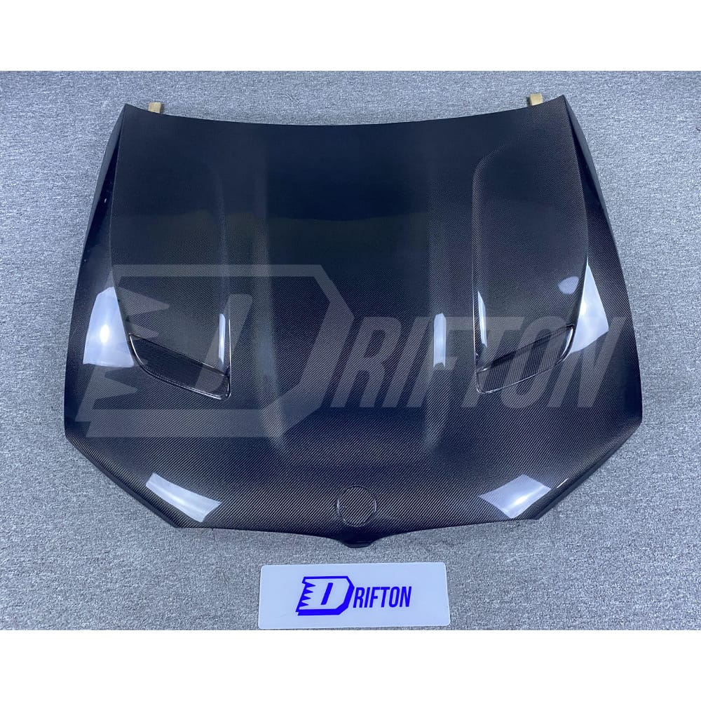CS Style Carbon Fiber Hood For BMW 5 Series F90 M5 G30 2017-2023 (1)