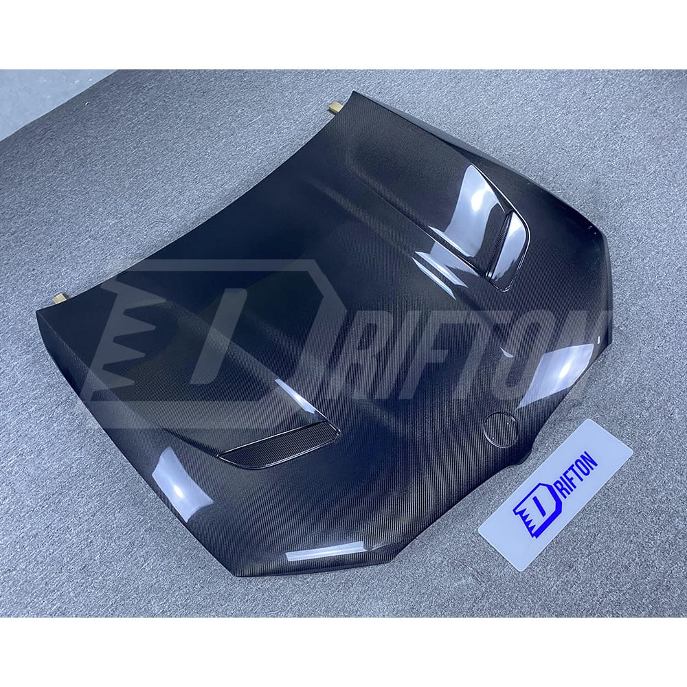 CS Style Carbon Fiber Hood For BMW 5 Series F90 M5 G30 2017-2023 (1)