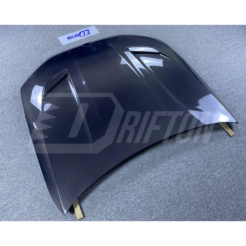 CS Style Carbon Fiber Hood For BMW 5 Series F90 M5 G30 2017-2023 (1)
