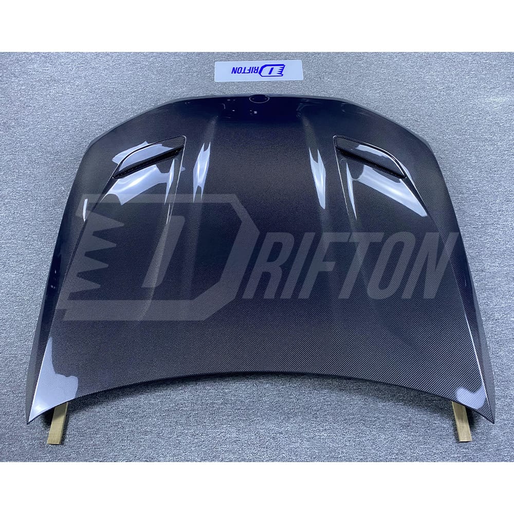 CS Style Carbon Fiber Hood For BMW 5 Series F90 M5 G30 2017-2023 (1)