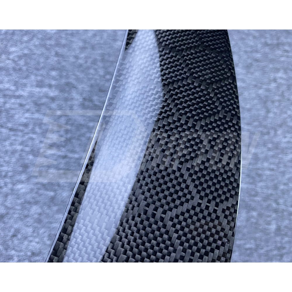 Honeycomb Weave Dry Carbon Fiber Lamp Eyebrow Lid Cover For INFINITI Q50 2013-2024