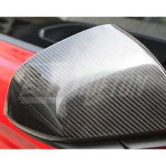Carbon Fiber Mirror Cover For Ford Mustang Gen6 S550.1 S550.2 2015-2023