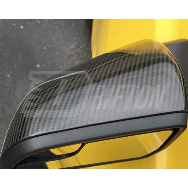 Carbon Fiber Mirror Cover For Ford Mustang Gen6 S550.1 S550.2 2015-2023