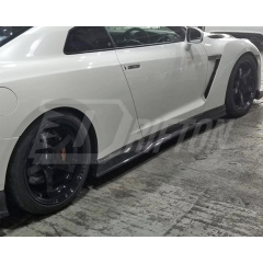Top Secret Style Carbon Fiber Side Skirt For Nissan R35 GTR 2008-2026