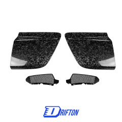 GT4 LMS Style Forged Dry Carbon Fiber Side Blade For Audi R8 2016-2024