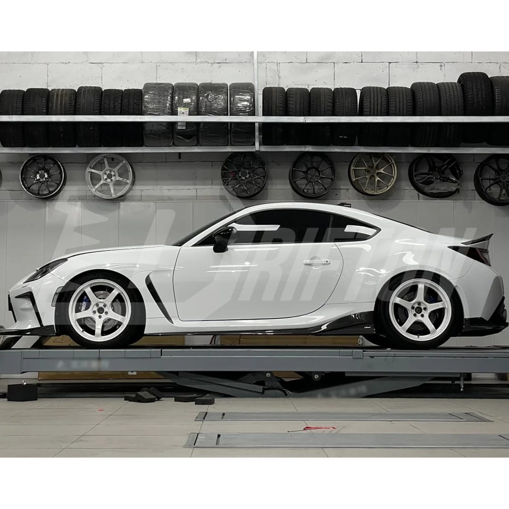 Varis Style Dry Carbon Fiber Side Skirt For Subaru BRZ ZD8 Toyota GR86 ZN8 2022-2025