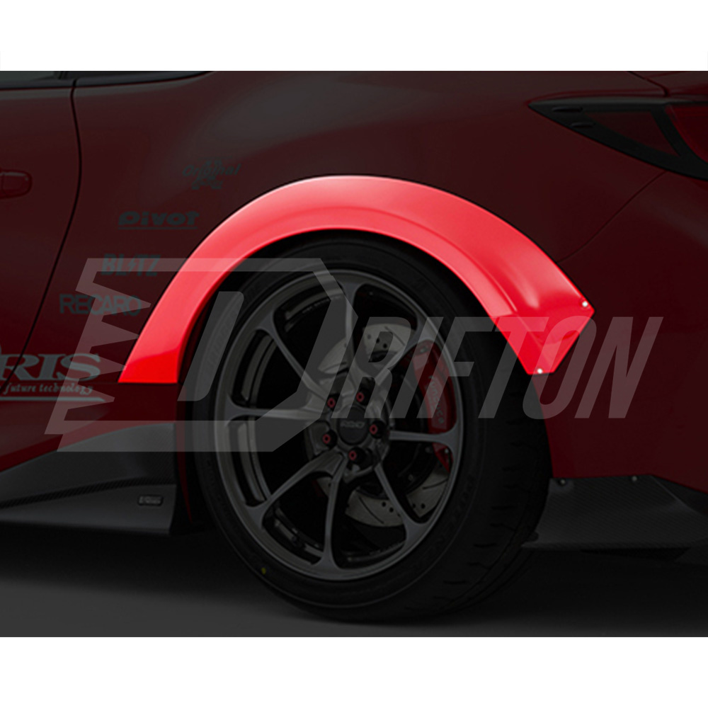 Varis Style Dry Carbon Fiber Wide Rear Fender Extension Wheel Flare For Subaru BRZ ZD8 Toyota GR86 ZN8 2022-2025