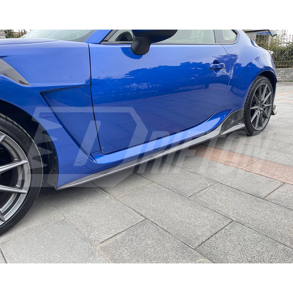 Varis V1 Style Carbon Fiber Side Skirt For Subaru BRZ ZD8 Toyota GR86 ZN8 2022-2025