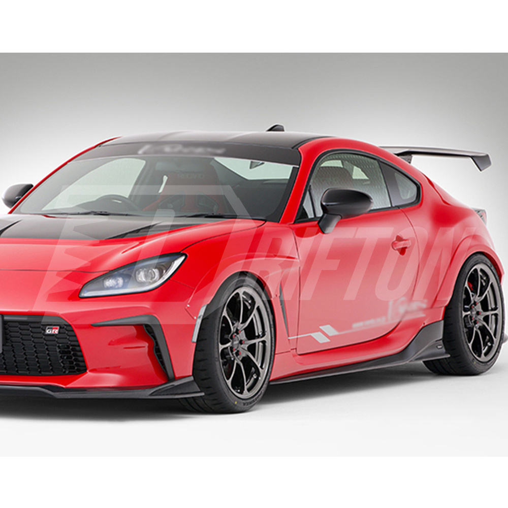 Varis  Style Dry Carbon Fiber Wide Front Fender Extension Wheel Flare For Subaru BRZ ZD8 Toyota GR86 ZN8 2022-2025