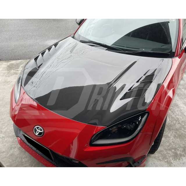 M Sport Style Carbon Fiber Hood For Subaru BRZ ZD8 Toyota GR86 ZN8 2022-2025