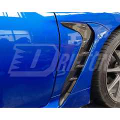 STI Style Carbon Fiber Fender Vents Trims For Subaru BRZ ZD8 Toyota GR86 ZN8 2022-2025