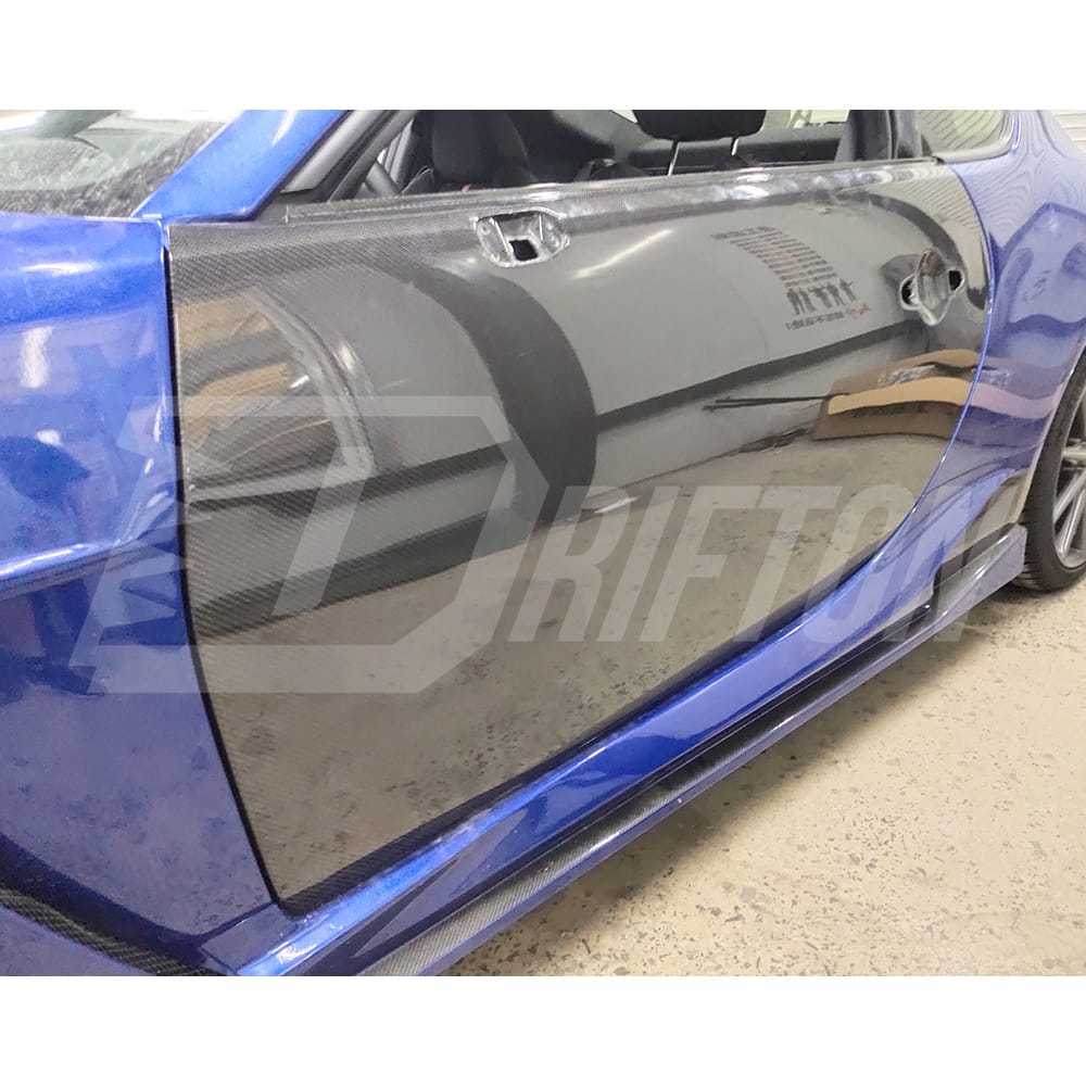 Dry Carbon Fiber Door Panels For Subaru BRZ ZD8 Toyota GR86 ZN8 2022-2025