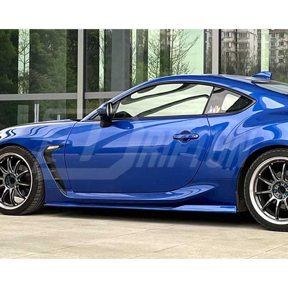Kuhl Kruise KR-ZD8RR Style Carbon Fiber Side Skirt For Subaru BRZ ZD8 Toyota GR86 ZN8 2022-2025