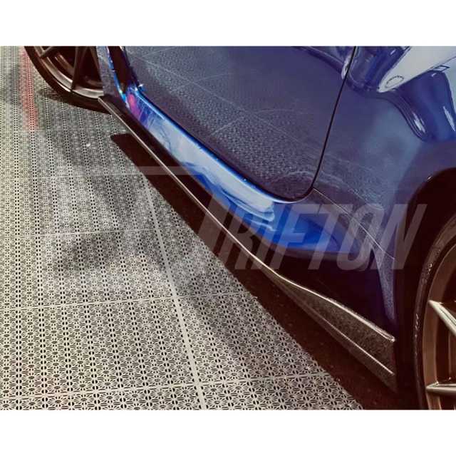 Greddy Style Carbon Fiber Side Skirt For Subaru BRZ ZD8 Toyota GR86 ZN8 2022-2025