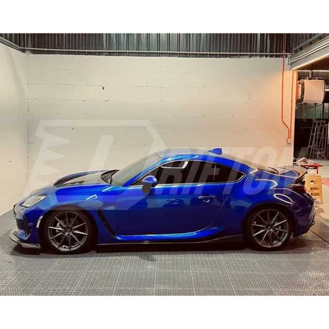 Greddy Style Carbon Fiber Side Skirt For Subaru BRZ ZD8 Toyota GR86 ZN8 2022-2025
