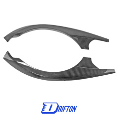 Varis  Style Dry Carbon Fiber Wide Front Fender Extension Wheel Flare For Subaru BRZ ZD8 Toyota GR86 ZN8 2022-2025
