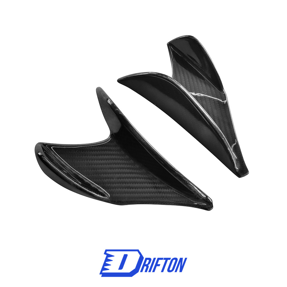 HKS Style Carbon Fiber Front Bumper Canards For Subaru BRZ ZD8 2022-2025
