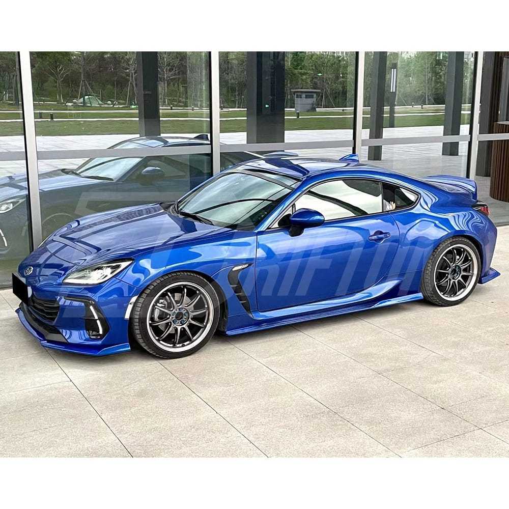 Kuhl Kruise KR-ZD8RR Style Carbon Fiber Side Skirt For Subaru BRZ ZD8 Toyota GR86 ZN8 2022-2025