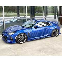 Kuhl Kruise KR-ZD8RR Style Carbon Fiber Side Skirt For Subaru BRZ ZD8 Toyota GR86 ZN8 2022-2025