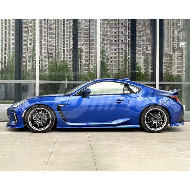 Kuhl Kruise KR-ZD8RR Style Carbon Fiber Side Skirt For Subaru BRZ ZD8 Toyota GR86 ZN8 2022-2025