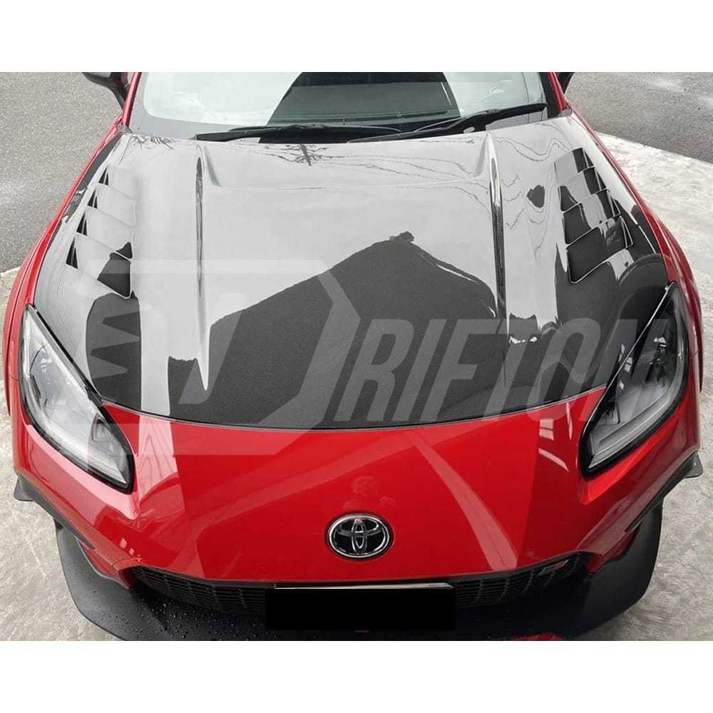 M Sport Style Carbon Fiber Hood For Subaru BRZ ZD8 Toyota GR86 ZN8 2022-2025