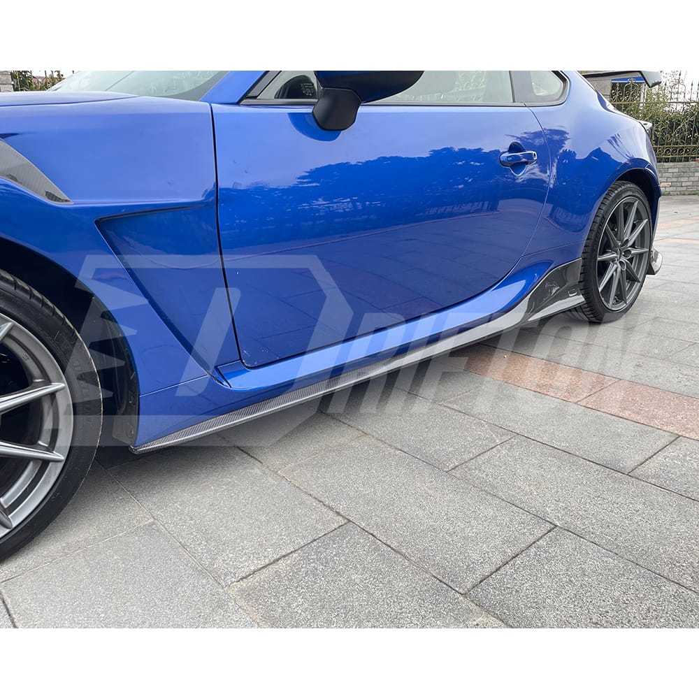 Varis V1 Style Carbon Fiber Side Skirt For Subaru BRZ ZD8 Toyota GR86 ZN8 2022-2025